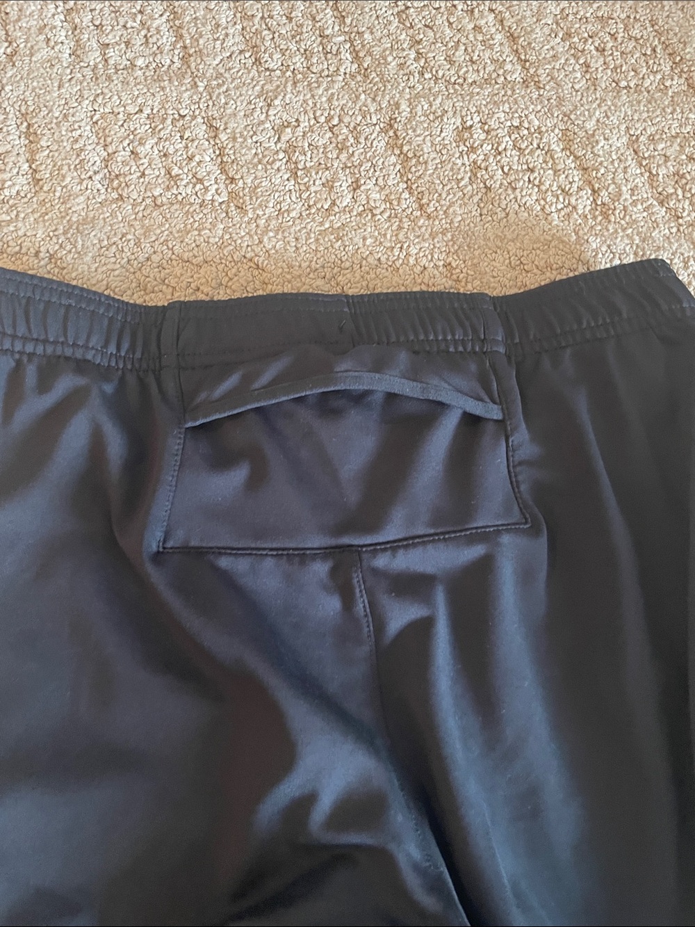 Nike Black Track Pants with White Swoosh - Picture 5 of 9